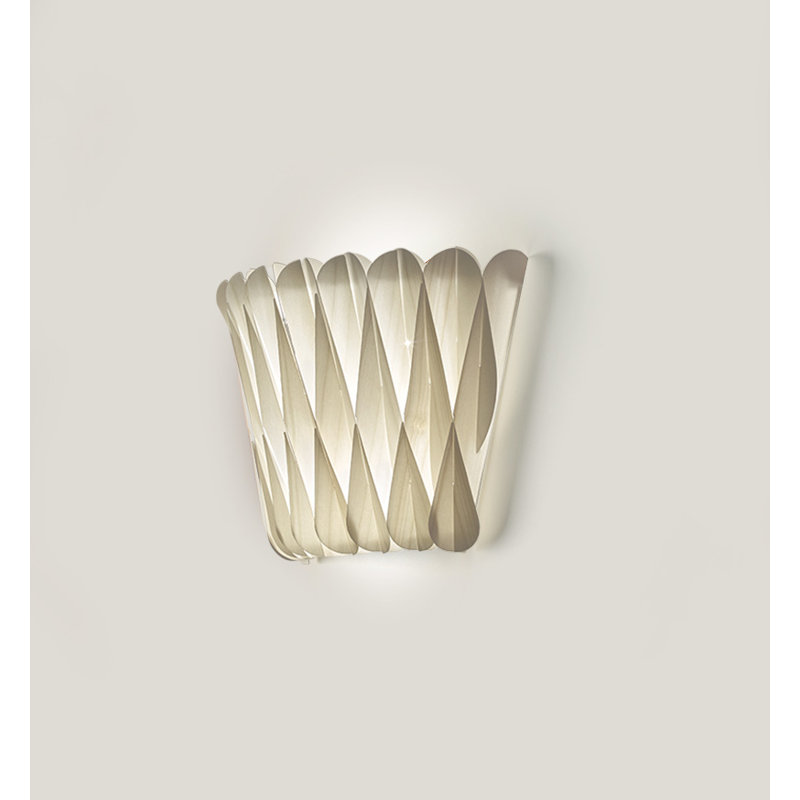 Lola 1 - Light Flush Mounted Sconce, Ivory White