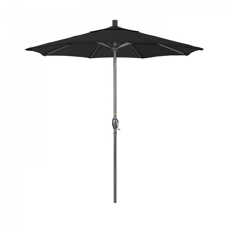 Parasol en toile Pacific Trail Series Market, Tissu performance noir