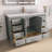 Aura 48 Inch Fully Assembled Bathroom Vanity with Solid Surface Engineered Marble Top, Modern Freestanding Bathroom Vanity Cabinet with Textured Countertop and Backsplash-1955821973-1975647475