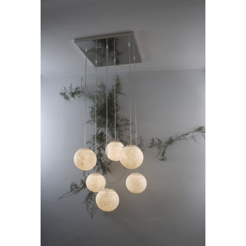 Luna 6 - Light Chrome Sphere Pendant