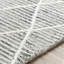 Tapis gris touffeté à la main à motif géométrique Lynden-579765846