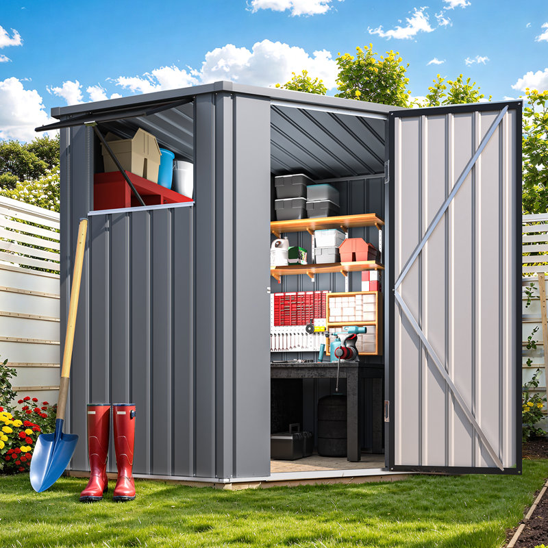 6 ft. W x 6 ft. D Storage Sheds with Openable Windows