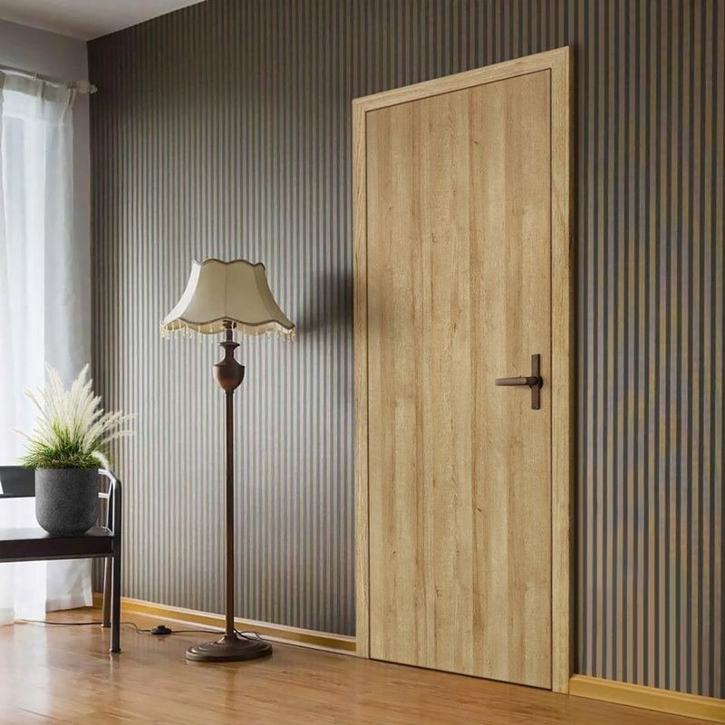 Dalle de porte intérieure en chêne à texture creuse, 26 po x 92 po