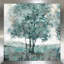 «Teal Sentinel I» par Nan - Peinture-529857674-529857782