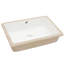 18"X12" Ceramic Bathroom Sink Undermount With Overflow - Sleek Design, Low Water Absorption For Outdoor Rectangular Elegant Smooth Surface Home