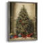 «Christmas Holiday Art», reproduction encadrée en bois massif-1055012772