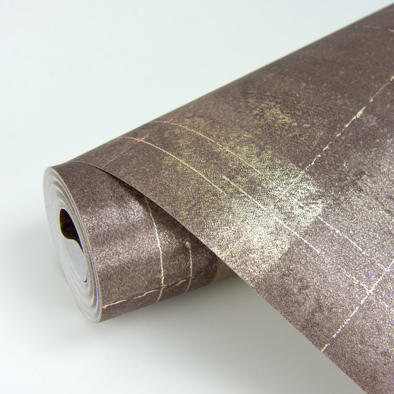 Rouleau de papier peint L 33 pi x l 21 po Teasley, Mauve