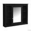 Meuble-lavabo 36 po avec lavabo supérieur et armoire à miroir