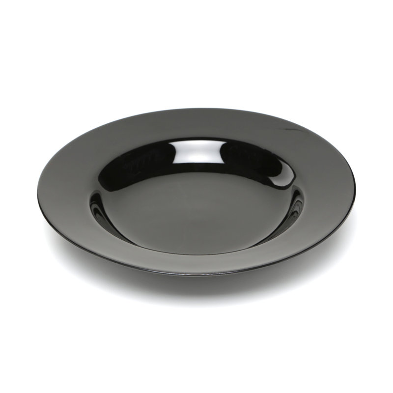 Black Rim 12 oz. Soup Bowl