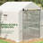 8' X 6' X 7' Walk-In Greenhouse With Mesh Door And Windows, 18 Shelf Green House With Trellis, Plant Labels, UV Protective For Growing Flowers, Herbs, Vegetables, Saplings, White
