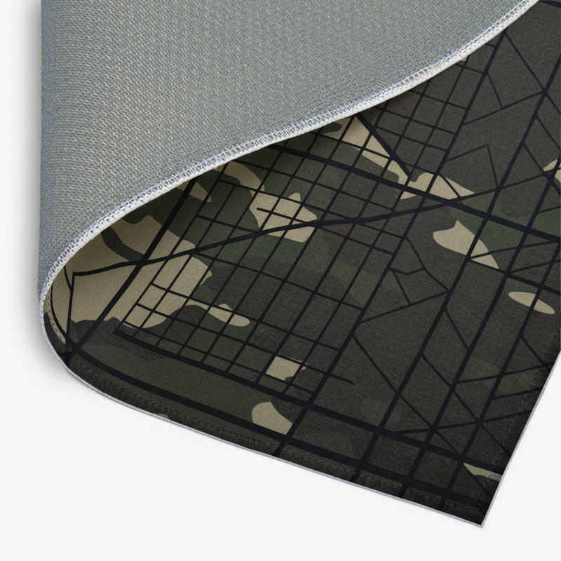 Stealth Angle Indoor And Outdoor Area Rug, Rectangle 1'6" x 2'6"