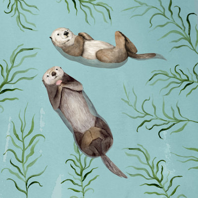 Otter's Paradise IV by Victoria Borges - Wrapped Canvas Painting