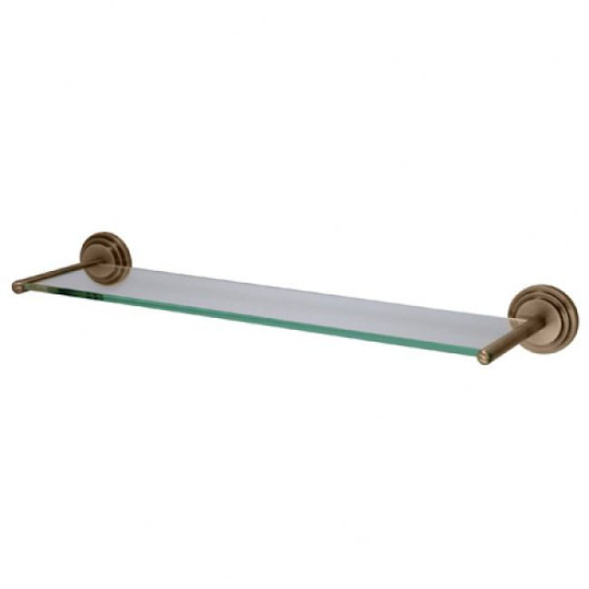 Milano Bracket Shelf, Vintage Nickel