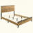 Natural Pine Panel Bed