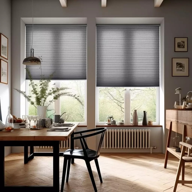 Semi Sheer Pleated Shade, 50cm W x 130cm L