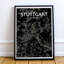 Stuttgart City Map - Unframed Graphic Art Print on Paper-440668243-491870206