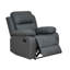 Fauteuil inclinable en similicuir Zanelle-1856149443