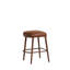 Tabouret de bar rembourré sans dossier en tissu - siège rembourré avec pieds et repose-pieds robustes, siège peu encombrant pour îlot de cuisine, comptoir de salle à manger et pub, 2 ensembles