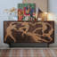 Buffet américain de style minimaliste rétro