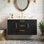 Meuble-lavabo mural simple 36 po avec plateau en résine-1737324702