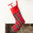 Red Plaid Quilted Stocking