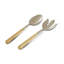 Gold Hollow Braid Serving Set