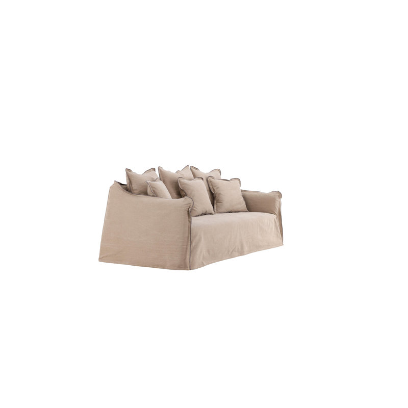 Nies Wood 210cm Reception Sofa