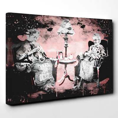 Banksy - Wrapped Canvas Print