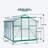 Jerome Heavy Duty Polycarbonate Garden Greenhouse-111234889