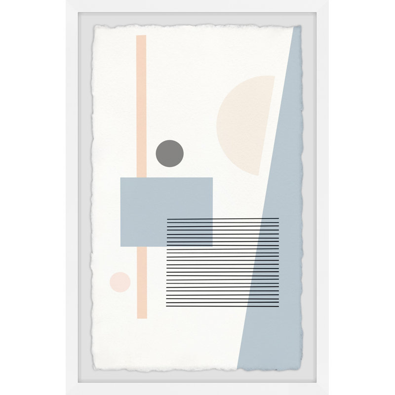 Hidden Moon - Single Picture Frame Painting, 30 cm H x 20 cm W