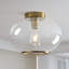 Plafonnier semi-encastré 11,81 po 1 lumière-1947831387