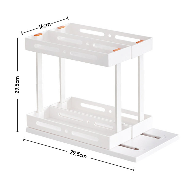 Freestanding Spice Rack with Adjustable Racks