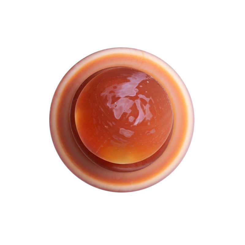 Bouteille en verre tangerine Mercer, Haut