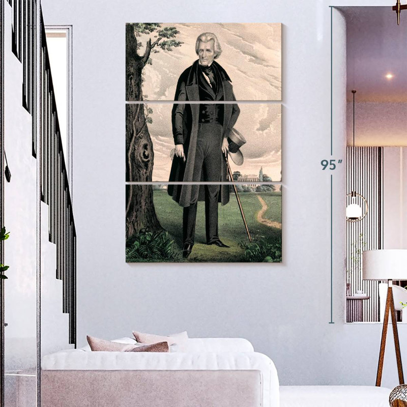 Leisha President Andrew Jackson, 74" H x 48" W
