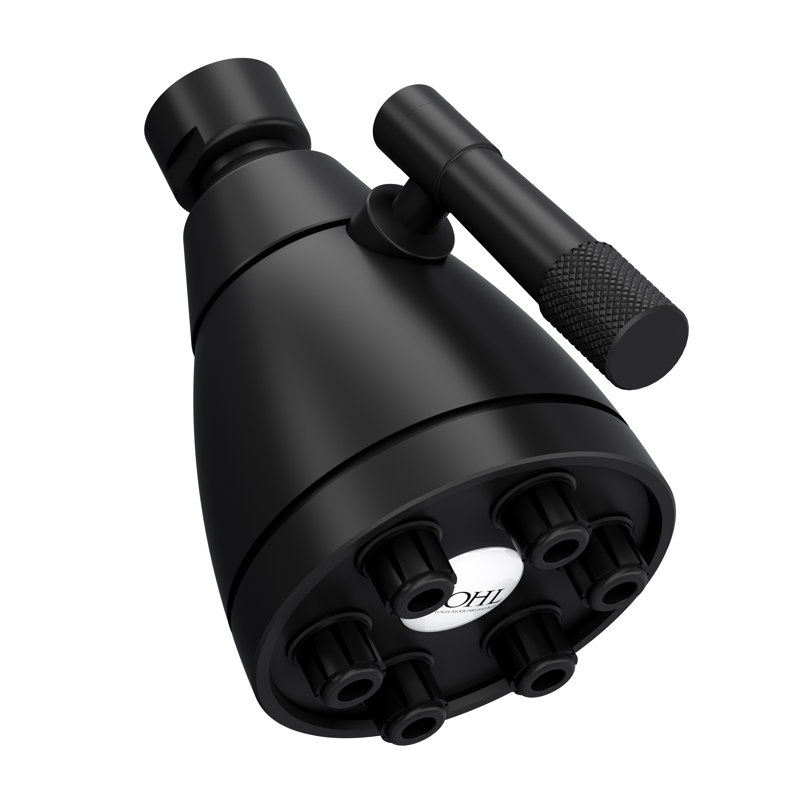 Graceline 3" Multi-Function Showerhead, Matte Black