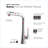 Houzer Soma Pull Out Kitchen Faucet-28094474