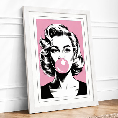 Bubblegum Pop Pop Art - Framed Print