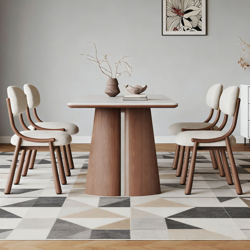Tompkins, H 29,5 po x l 55,1 po x P 31,5 po, 5 pièces: table, 4 chaises