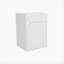 Meuble-lavabo flottant blanc avec porte-711121423