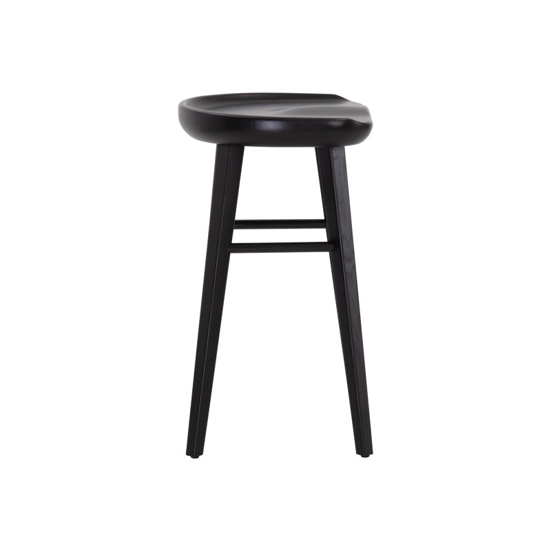 Dominic Counter Stool - Black, Counter Stool (26.5" Seat Height), Black