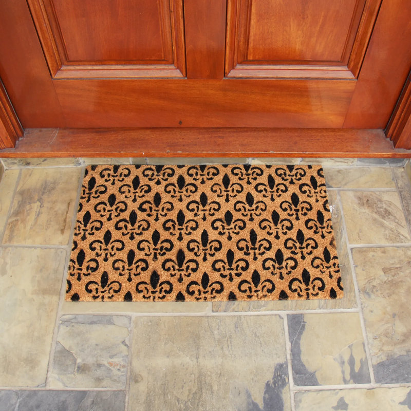 Heilman Non-Slip Geometric Outdoor Doormat