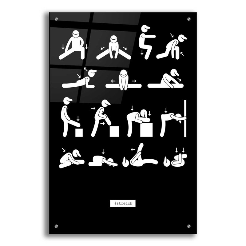 Workout par GraphINC - Impression sans cadre, H 36 po x l 24 po x P 0,2 po