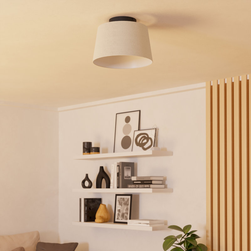 Andromedae Cotton Semi Flush Mount