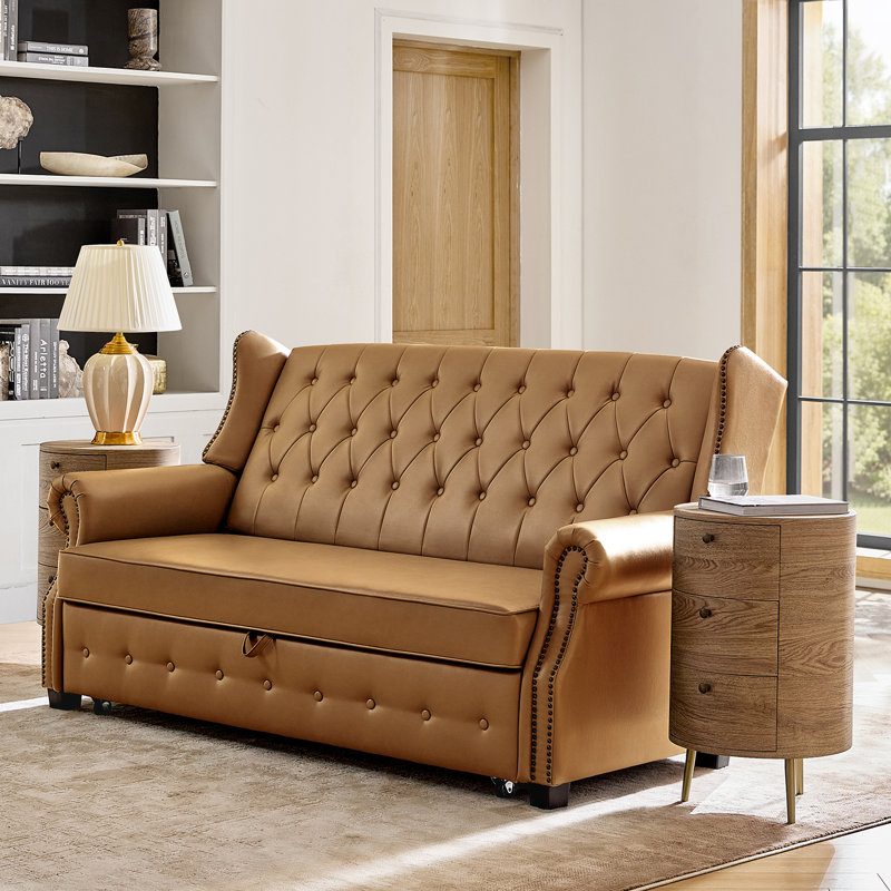 Castres Transitional 2-Piece Living Room Set With Sofa And End Table