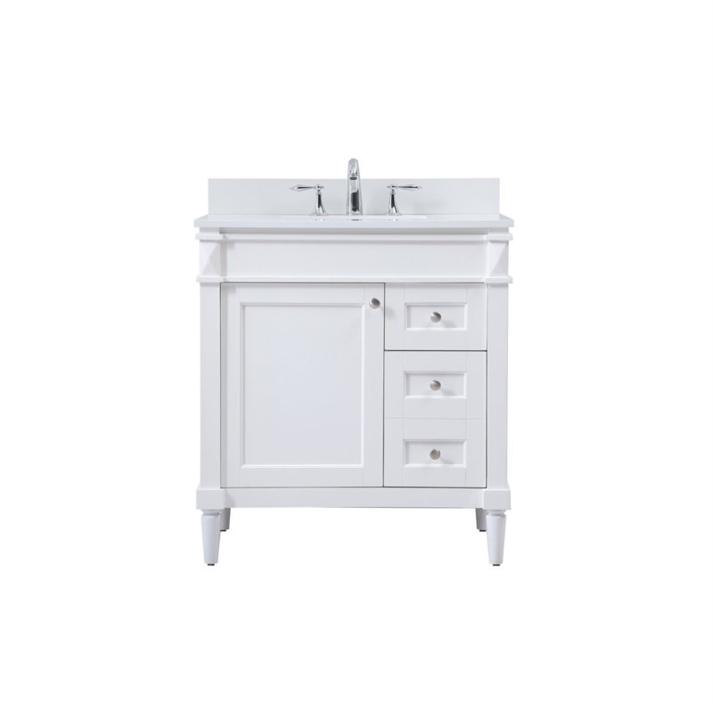 Ensemble de meuble-lavabo simple 32 po Readington, Blanc
