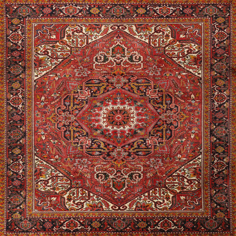 Atlas Oriental Indoor Rug, Round 6'