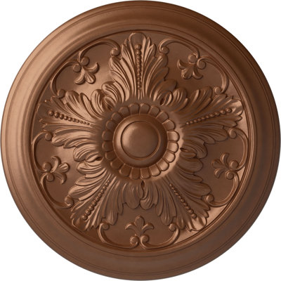 Médaillon de plafond H 16,875 po x l 16,875 po x P 3,5 po Vienna