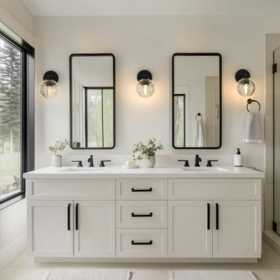 1-Light Wall Sconce Flush Mounted Pendant Lighting(3-Pack)