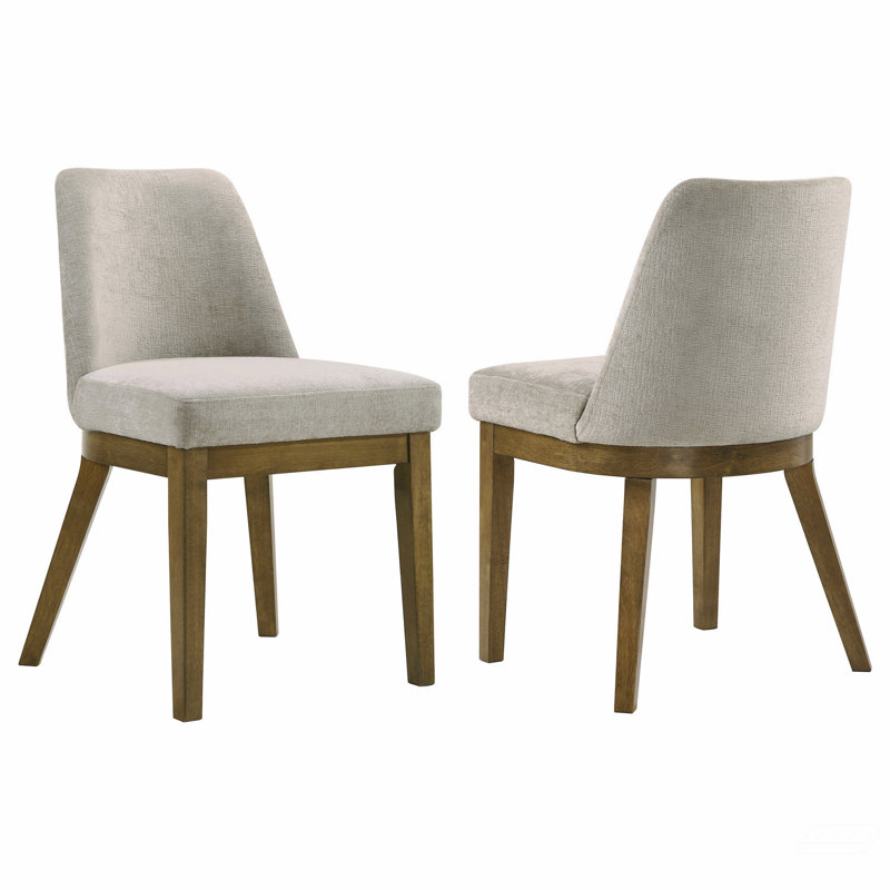 Chaise d'appoint rembourrée (ensemble de 2)