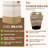 85 high laundry basket with leather handle